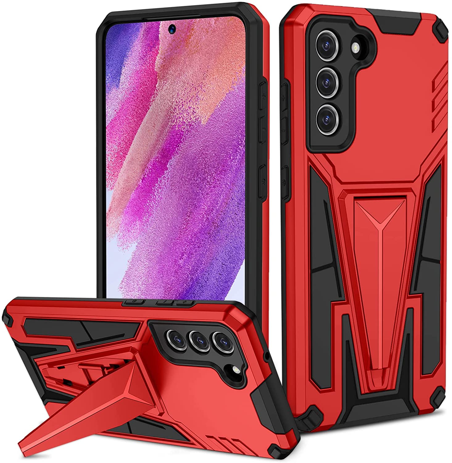 Rugged Kickstand Case for Samsung Galaxy S21 FE Rugged Kickstand Case for Samsung Galaxy S21 FE